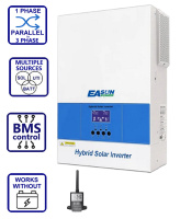 Изображение EASUN 6.2kW 48V ISolar-SMG-II-6.2KP-48V (6200VA/6200W, Max CH 120A, AC 80) Wi-Fi (фото, картинка)