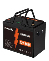 Изображение Powland LiFePo4 12V 50Ah BMS IBattery-PL-12V-50AH (фото, картинка)