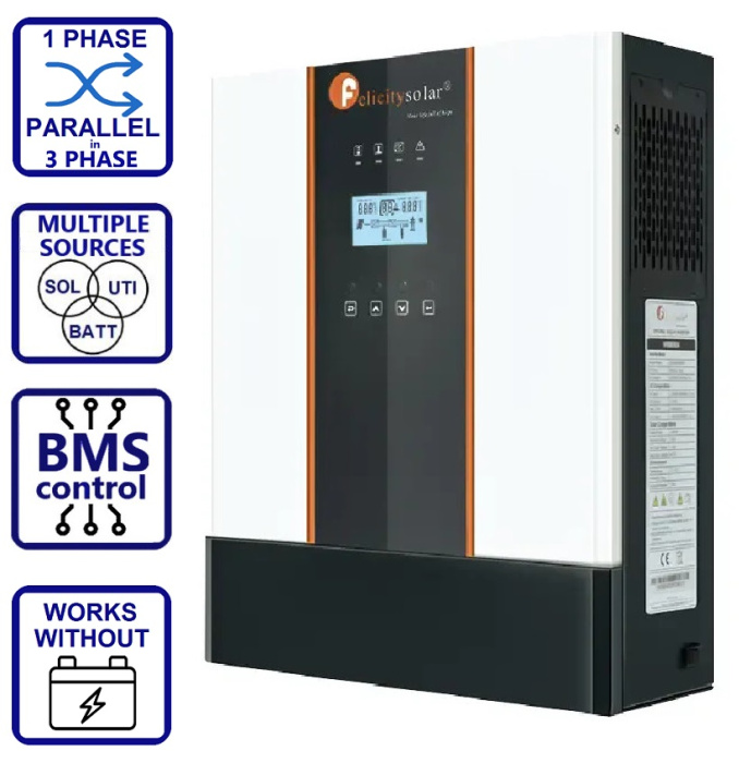 Купить Гибридные инверторы солнечные Felicity Solar 5kW 48V IVEM5048 ...