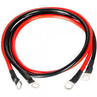 Изображение Кабели АКБ - инвертор - 2 шт. (80 см, клемма - клемма, ЗЗЦМ/ABC cable) (фото, картинка)