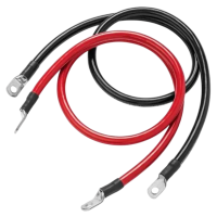Изображение Кабели АКБ - инвертор - 2 шт. (50 см, клемма - клемма, ЗЗЦМ/ABC cable) (фото, картинка)