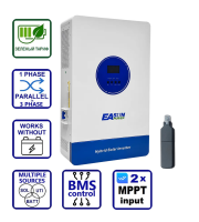 Гібридний інвертор сонячний EASUN 11kW 48V ISolar-SMT-12KP (11000W, Max CH 150A, AC 150) Wi-Fi
