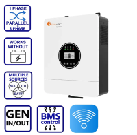 Изображение Felicity Solar 6kW 48V IVEM6048-II (6000VA/6000W, Max CH 120A, AC 120, Gen-port) Wi-Fi (фото, картинка)