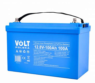 Изображение VOLT 12V 100Ah (LiFePo4, BMS, Bluethooth) - оригинальный размер 2