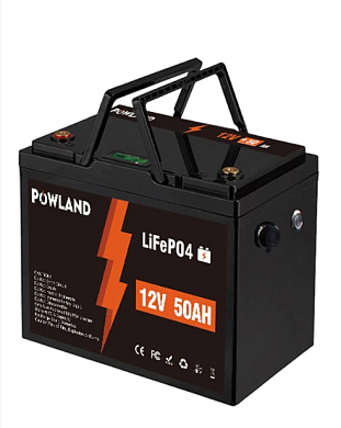 Powland 12V 50Ah IBattery-PL-12V-50AH (LiFePo4, BMS) 1