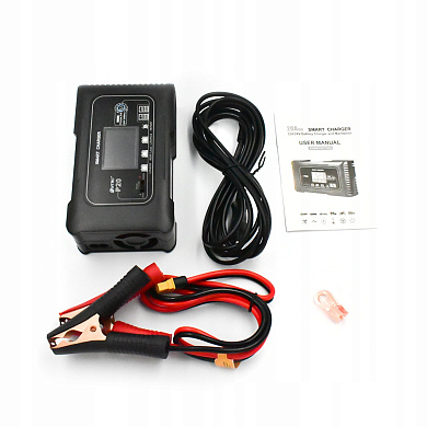 Изображение Универсальное зарядное устройство HTRC 12V 24V 20A LifePo4, Li, Gel, AGM, I (10-20А), V (12-24V) - оригинальный размер 2