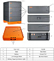 Изображение PowMr 48V (51.2V) 400Ah POW-LIO51400-16S (LiFePo4, BMS) - оригинальный размер 2