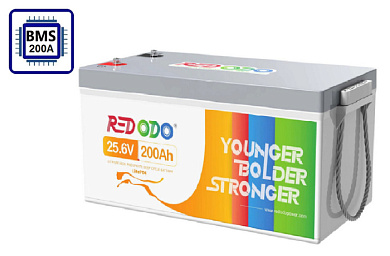 Изображение Redodo 24V 200A (LiFePo4, BMS 200А) - оригинальный размер 1