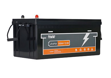 Изображение PowMr 12V 300Ah POW-300AH-12.8V (LiFePo4, BMS) - оригинальный размер 4