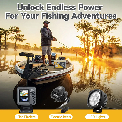 Изображение Power Queen 12V 100Ah Low-Temp (LiFePo4, BMS 100A) - оригинальный размер 4