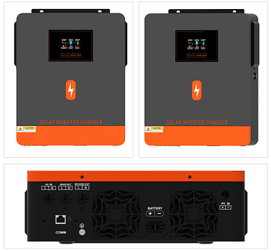Изображение PowMr 6200W 48V POW-HVM6.2M-48V-N (Max CH 120A, AC 100) - оригинальный размер 4
