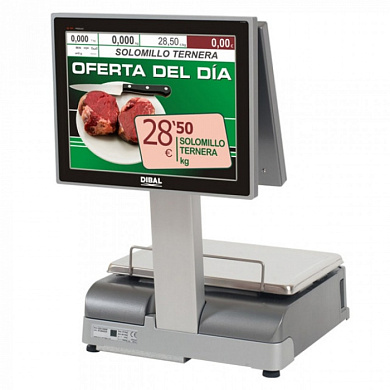 Dibal CS1100WD 6/15KG (7K529990GMUA) з двома дисплеями 15 1