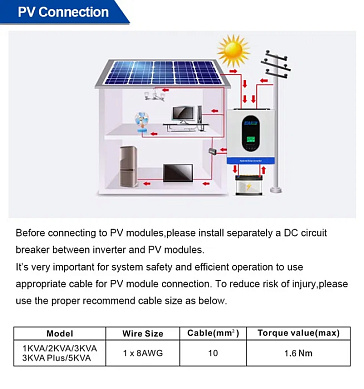 Изображение EASUN 3kW 24V ISolar-SPS-3KW (3000VA/3000W, Max CH 70A, AC 25) - оригинальный размер 5