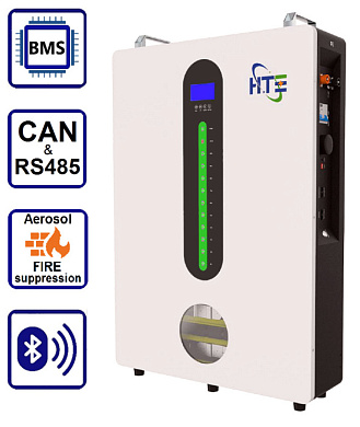 Изображение HTE 48V (51.2V) 200Ah HTE-W51200 (LiFePo4, BMS, Bluetooth) - оригинальный размер 1