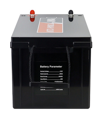 Изображение PowMr 12V 300Ah POW-300AH-12.8V (LiFePo4, BMS) - оригинальный размер 3