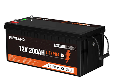 Powland 12V 200Ah IBattery-PL-12V-200AH (LiFePo4, BMS) 1