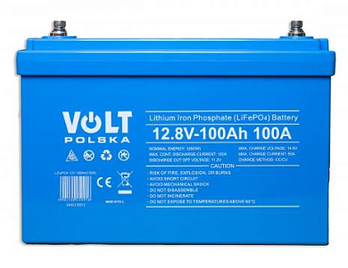Изображение VOLT 12V 100Ah (LiFePo4, BMS, Bluethooth) - оригинальный размер 1