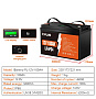 Powland 12V 100Ah IBattery-PL-12V-100AH (LiFePo4, BMS) 2