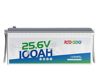 Изображение Redodo 24V 100Ah (LiFePo4, BMS 100A, Bluetooth) - оригинальный размер 2