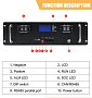 Изображение EASUN 48V (51.2V) 100Ah IBattery-EA-51.2V-100AH-JJ (LiFePo4, BMS, Rack Mount) - оригинальный размер 6