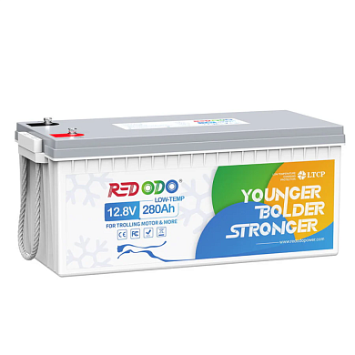 Изображение Redodo 12V 280Ah Low-Temp (LiFePo4, BMS 200A) - оригинальный размер 1