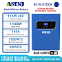 Anenji 11000W 48V ANJ-HHS-11000W-48V (1100VA/1100W, Max CH 160A, AC 120) Wi-Fi 4
