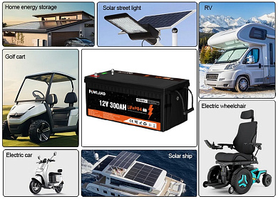 Изображение Powland 12V 300Ah IBattery-PL-12V-300AH (LiFePo4, BMS) - оригинальный размер 5