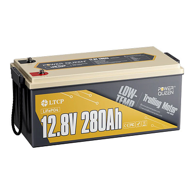 Изображение Power Queen 12V 280Ah Low Temp (LiFePo4, BMS 200A) - оригинальный размер 2