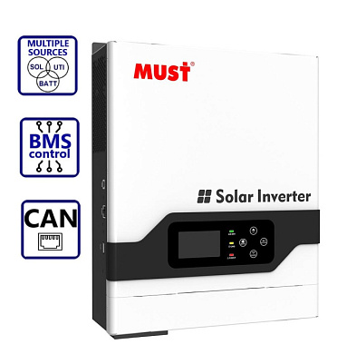 Изображение Must 3200W 24V PV18-3224 VPM II (Max СH 120A, AC 60) - оригинальный размер 1