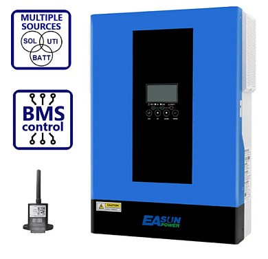 Изображение EASUN 6.2kW 48V ISolar- SMG-III-6.2KW (6200VA/6200W, Max CH 120A, AC 80) Wi-Fi - оригинальный размер 1