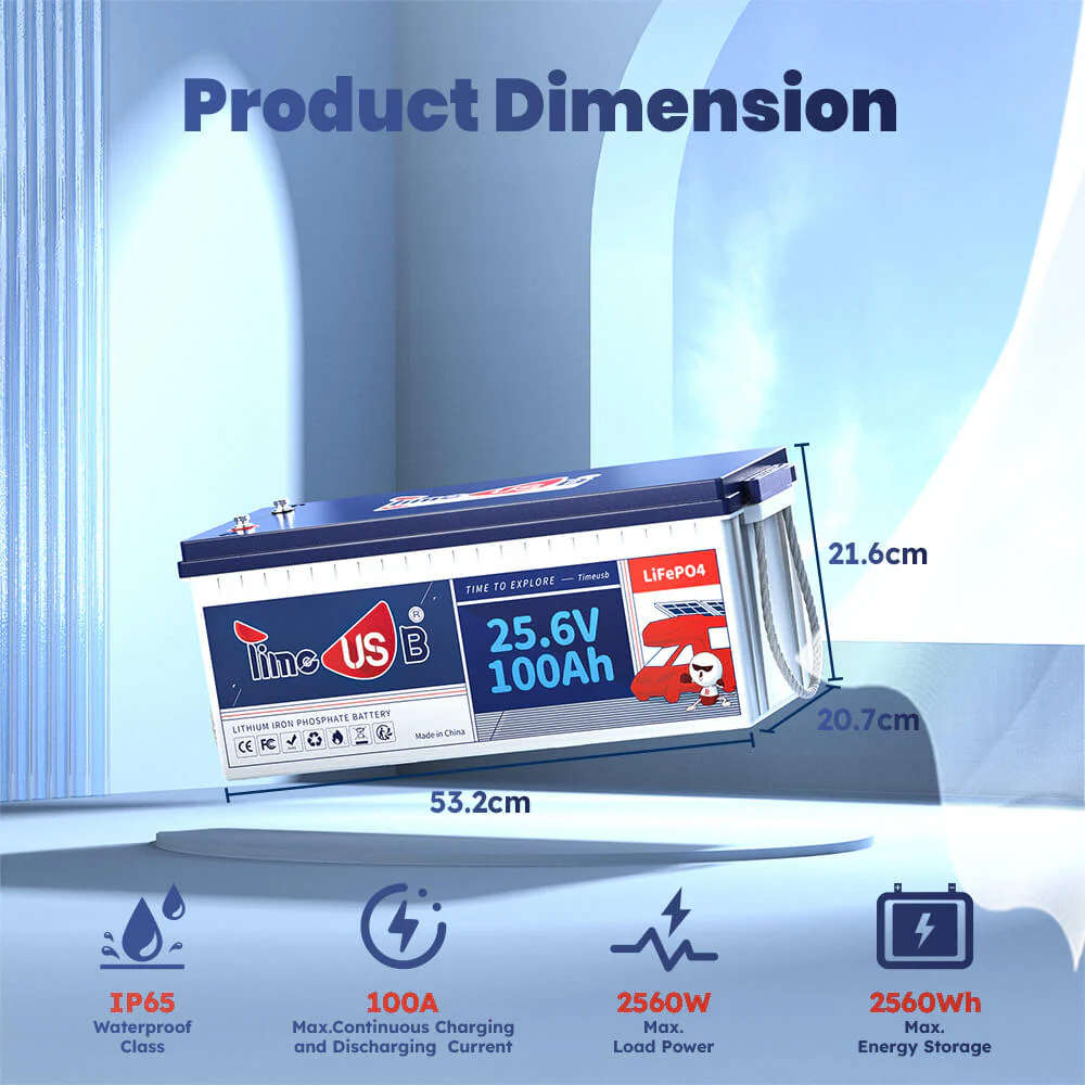 Timeusb 24V 100Ah (LiFePo4, BMS 100A) 3