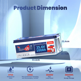 Timeusb 24V 100Ah (LiFePo4, BMS 100A) 3