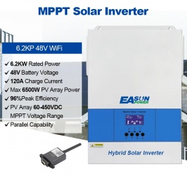 Изображение EASUN 6.2kW 48V ISolar-SMG-II-6.2KP-48V (6200VA/6200W, Max CH 120A, AC 80) Wi-Fi - оригинальный размер 7