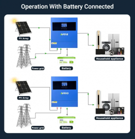 Изображение Anenji 4200W 24V ANJ-4000W-24V (4200VA/4200W, Max CH 100A, AC 80) Wi-Fi - оригинальный размер 2