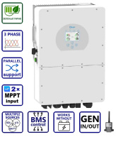Фото Гібридний інвертор сонячний Deye SUN-20K-SG01HP3-EU-AM2, HV (20kW, 160-700V, 3Ph, 2-MPPT) Wi-Fi