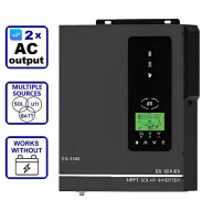 Гибридный инвертор солнечный Anern 1.5kW 24V AN-SCI-ES-1500 (1500VA/1500W, Max CH 80A, AC 40)