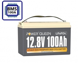 Power Queen 12V 100Ah (LiFePo4, BMS 100A) 1