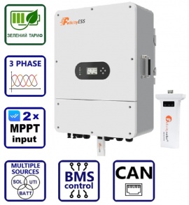 FelicityESS T-REX-10KLP3G01 (10kW, 48V, 3Ph, 2-MPPT) Wi-Fi 1