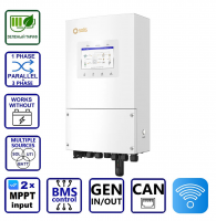 Гибридный инвертор солнечный Solis S6-EH1P6K-L-PLUS (6kW, 48V, 1Ph, 2-MPPT) Wi-Fi