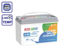Акумулятор Redodo 12V 100Ah Low-Temp (LiFePo4, BMS 100A)