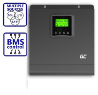 Гибридный инвертор солнечный Green Cell 2000 IN INVSOL03 (2000W 24V)