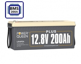 Power Queen 12V 200Ah Plus (LiFePo4, BMS 200A) 1