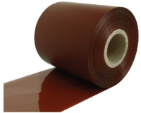 Ріббон 35х300 WAX PREMIUM, коричневый