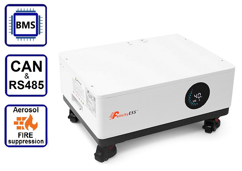 Изображение FelicityESS 48 (51,2V) 100Ah LUX-X-48100LCG01 (LiFePo4, BMS) - оригинальный размер 2