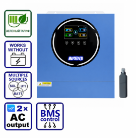 Anenji 4200W 24V ANJ-4.2W-24V-W-Pro (4200VA/4200W, Max CH 120A, AC 120) Wi-Fi 1