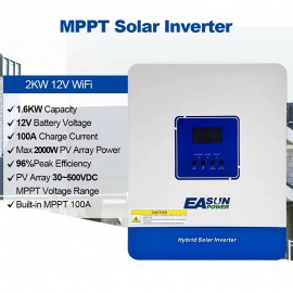 Изображение EASUN 2kW 12V ISolar-SMT-2K (2000VA/1600W, Max CH 100A, AC 60) Wi-Fi - оригинальный размер 7