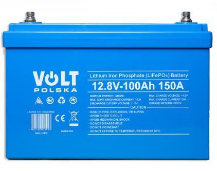 VOLT 12V 150Ah (LiFePo4, BMS, Bluetooth) 1