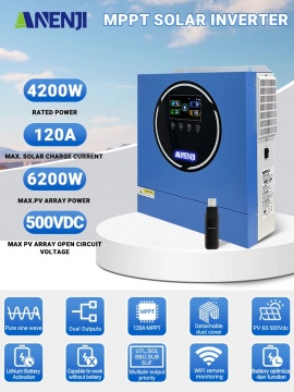 Anenji 4200W 24V ANJ-4.2W-24V-W-Pro (4200VA/4200W, Max CH 120A, AC 120) Wi-Fi 5