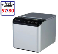 Принтер чеков Xprinter XP-T80Q USB+LAN Starlight Silver