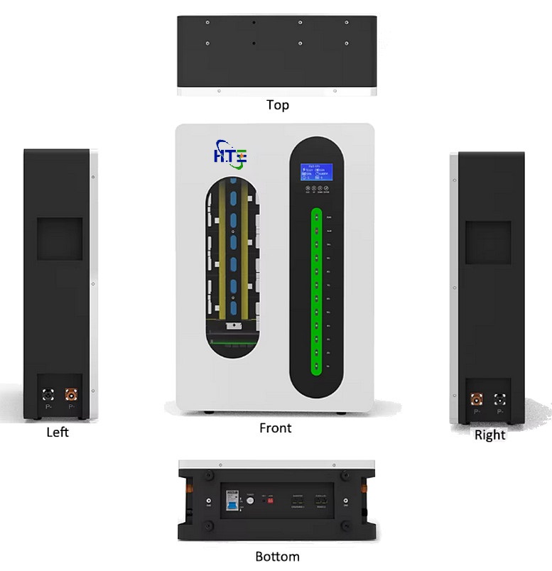 Изображение HTE 48V (51.2V) 100Ah HTE-W51100 (LiFePo4, BMS, Bluetooth) - оригинальный размер 6